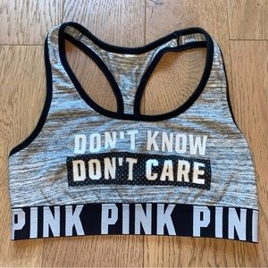 Victoria’s Secret sports bra - XS Grey Black